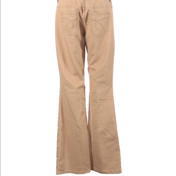 CHICOS  size 0 tan wide leg pants - Picture 4 of 8